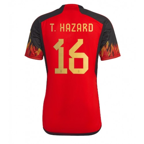 Belgija Thorgan Hazard #16 Domaci Dres SP 2022 Kratak Rukavima